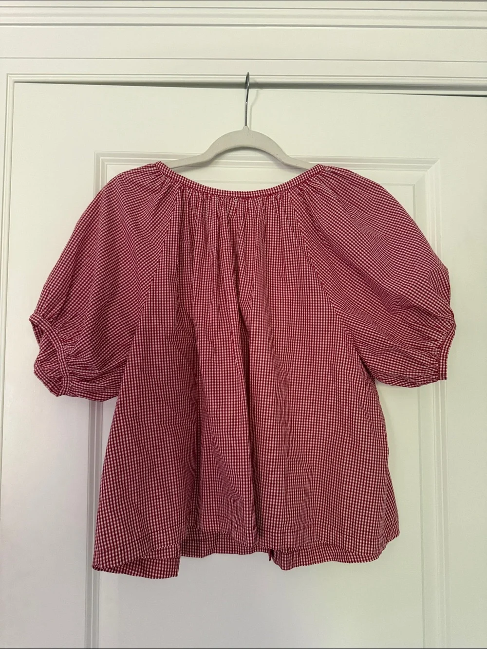 Doen June Blouse Red (not Mulberry)// Like New Sz M